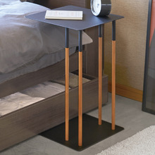 Burton Ash Wood & Steel Side Table
