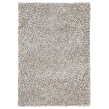 Grey Young Hand-Tufted Pure New Wool Shag Rug