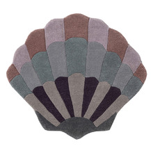 Lilac Decor Shell Hand-Tufted Wool Rug