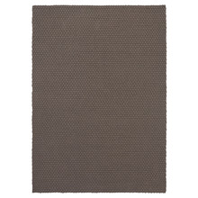 Grey & Taupe Lace Hand-Hooked Indoor/Outdoor Rug