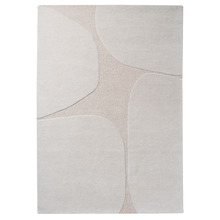 Beige Bruta Hand-Tufted Pure New Wool Rug