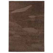 Brown Scape Hand-Tufted Pure New Wool Rug