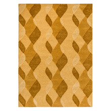 Straw Yellow Decor Riff Pure Hand-Tufted New Wool Rug