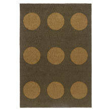 Olive Green Habitat Festival Dots Outdoor Rug