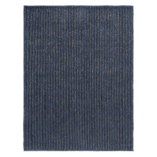Denim Craft Plait Hand-Woven Wool-Blend Rug