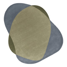 Green Element Chad Hand-Tufted Wool Shaped Rug