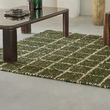 Hunter Green Jack Hand-Woven Pure New Wool Rug