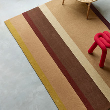 Ruby Linear Hand-Tufted Pure New Wool Rug