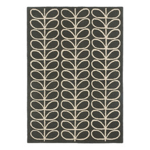 Slate Linear Stem Hand-Tufted Wool Rug