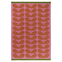 Paprika Stem Hand-Hooked Indoor/Outdoor Rug