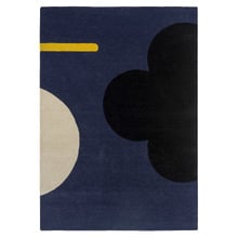 Geo Flower Hand-Tufted Pure New Wool Rug