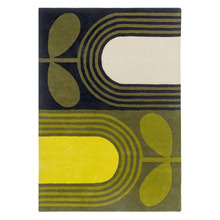 Striped Tulip Hand-Tufted Pure New Wool Rug