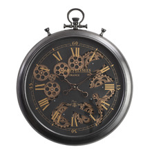 Champs Elysees Metal Wall Clock