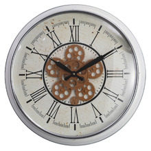 53cm White Marque Metal Wall Clock