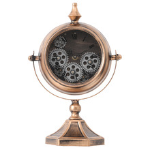 Atlas Metal Table Clock