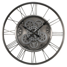 62cm Steampunk Metal Wall Clock