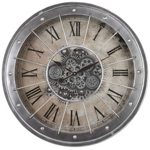 80cm Grey J.D. Bassett Wall Clock