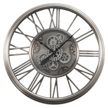 86cm Steampunk Metal Wall Clock