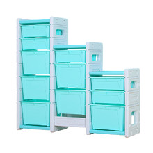 White & Aqua Combined Storage Unit