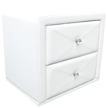 Princess Faux Leather Bedside Table