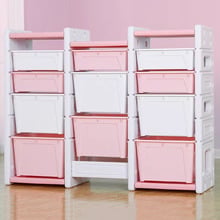 White & Aqua Combined Storage Unit