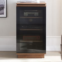 55cm IR-Friendly Enclosed Hi-Fi Glass-Top Rack