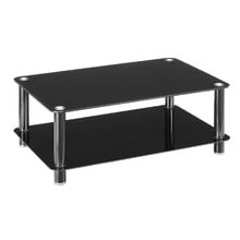 Feyre 2-Tier Rectangular Glass Coffee Table