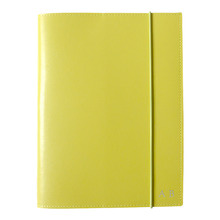 A5 Yellow Leather Refillable Journal