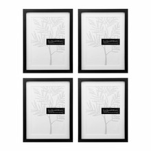 4 Piece A4 Slim Box Photo Frame Set
