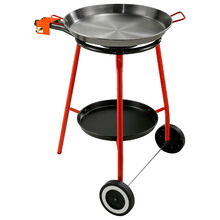 3 Piece Andreu 46cm Paella Pan Stand with Tray Set