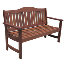2 Seater Ashlynn Karri Gum Wood Outdoor Bench