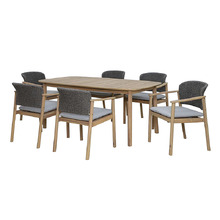 6 Seater Pura Outdoor Dining Table & Chair Set