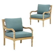 Jennie Outdoor Lounge Chairs (Set of 2)