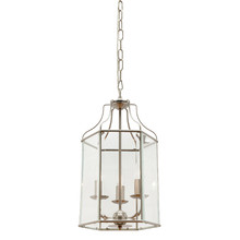 Arcadia Steel 3 Light Pendant