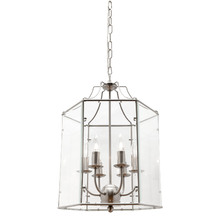 Satin Chrome Arcadia 6 Light Pendant