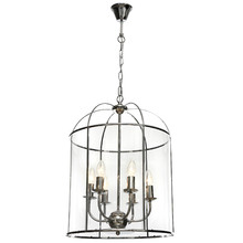 Clovelly 6 Light Glass Pendant
