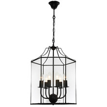Maurice Metal & Glass 6 Light Pendant