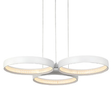 Fallon Steel LED 3 Light Pendant
