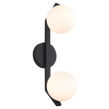 Reno Frosted Glass 2-Light Wall Light