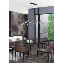 Metrix Aluminium 8 Light Pendant