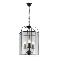 Clovelly Aluminium & Glass 3 Light Pendant