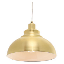 Lisbon Satin Brass Pendant Light