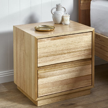 Natural Kayson Messmate Timber Bedside Table