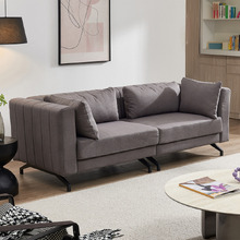 Holmes 3 Seater Velvet Modular Sofa