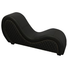 Tanata Cowhide Leather Love Seat Chaise