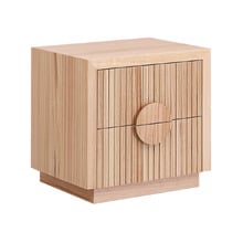Amelie Ash Wood Bedside Table