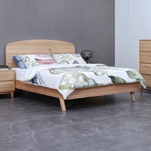 Estrella Tasmanian Oak Wood Bed Frame