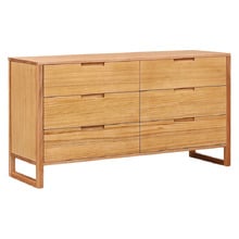 Zephyr Tasmanian Oak 6 Drawer Chest