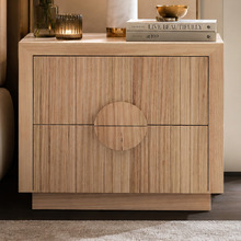 Amelie Ash Wood Bedside Table