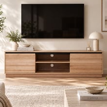 168cm Natural Vikki Messmate Entertainment Unit